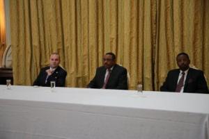 President Anton Caragea, Prime Minister Hailemariam Desalegn and Minister of Culture and Tourism-Amin Abdulkadir