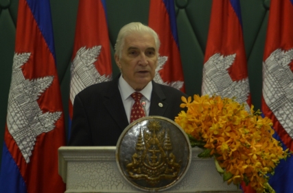 Academician Mircea Constantinescu LAUDATIO for H.E. Prime Minister of CAMBODIA
